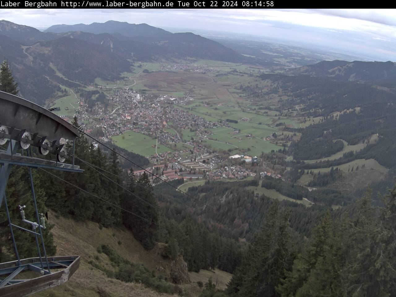 Laberbergbahn - Blick nach Oberammergau